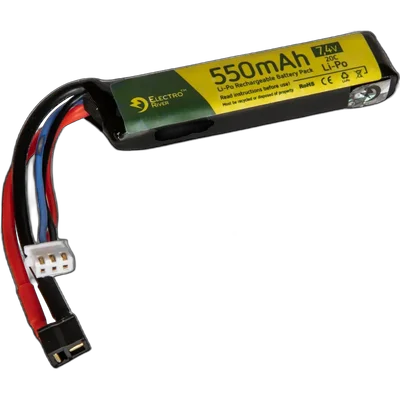 ElectroRiver Li-Po 7.4V 550mAh battery for AEP with Mosfet
