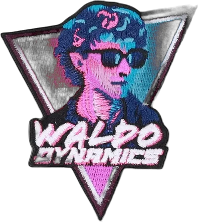Waldo Dynamics embroidered patch