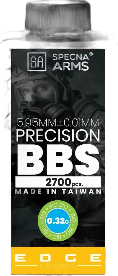 Specna Arms EDGE ULTRA™ BIO precision BB's 0.32g - 2700 pcs - white - bottle