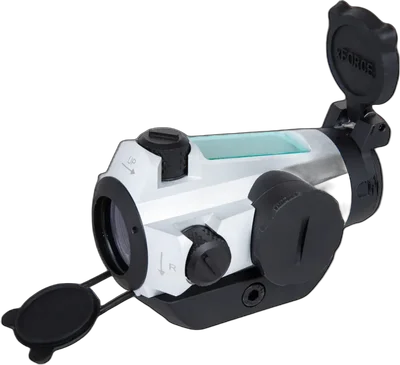 JJ Airsoft Red Dot Sight xFORCE XTSP Solar with low mount Silver