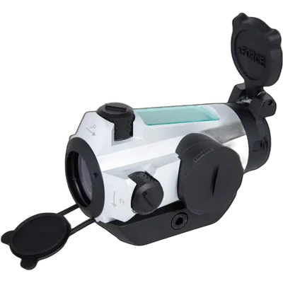 JJ Airsoft Red Dot Sight xFORCE XTSP Solar with low mount Silver