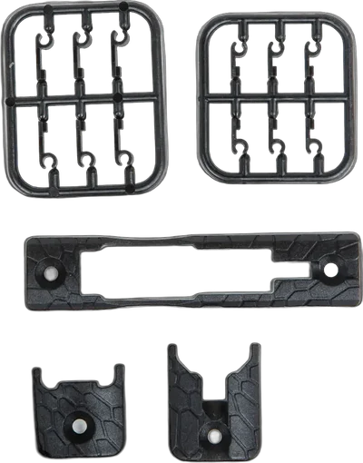 Black Gel Button Holder