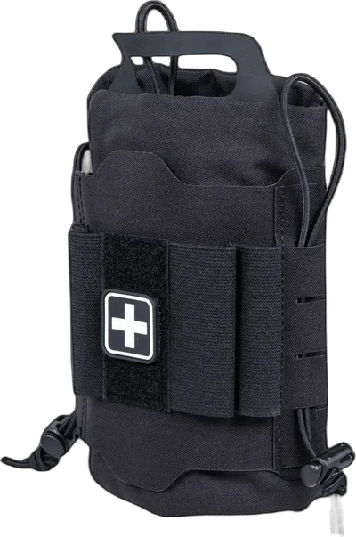 WoSport Tactical first aid kit with Molle panel Wosport Black