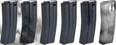 SRC Set of 6 SRC Low-Cap magazines for M4 replicas for 70 rounds Black
