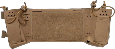 Chassis I administration panel for the Chest Rig MK4 Coyote Brown waistcoat