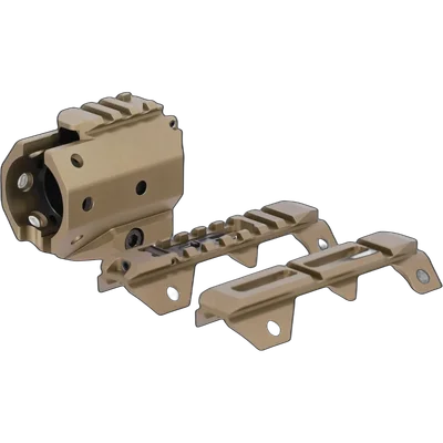 King Arms x Strike Industries mounting kit for Gridlok® Flat Dark Earth rail