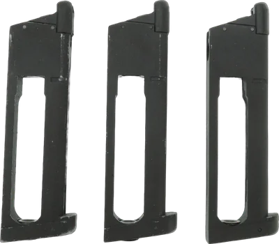3x Magazin für KJW KP-07 Serie, 26 BBs - CO2 Version, schwarz (für Bastler)