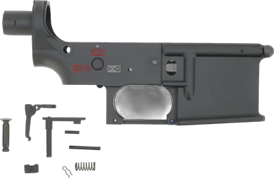 E&C MOD 416 Style (S)AEG Metall Lower Receiver, neu - inkl. Mag Catch, Bolt Catch, Pin etc.  -schwarz-