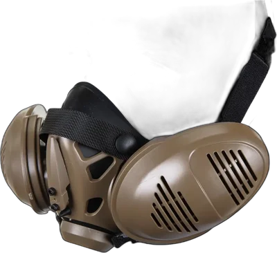 Tactical Respirator Modeling Mask Tan