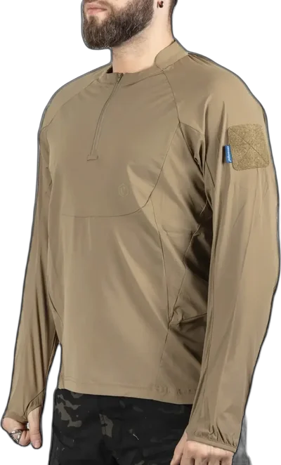 Blue Label Hunter Sun Protection Khaki thermal shirt