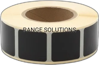 Range Solutions square disc covers, 22x22mm, 1000 pcs. – Black