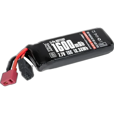 Specna Arms x Gens Ace 1600 mAh 15C 7.7 V High Voltage T-Deans G-Tech Li-Po Battery