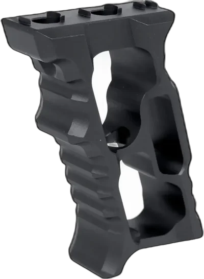 JJ Airsoft Aluminium angle grip TD Minivert for KeyMod/M-LOK Black