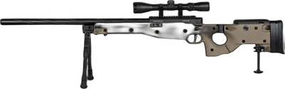 Specna Arms SA-S14 EDGE™ sniper airsoft rifle with scope and bipod Tan