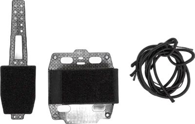 NVG battery cover for Wosport Bridgeweight helmet Black