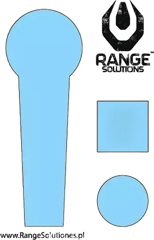 Range Solutions Steel Shooting Targets – 100 pcs.