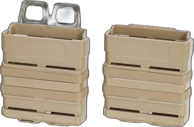 SATAC Open III (L) double loader for 7.62mm magazines Tan