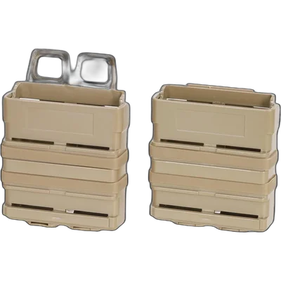 SATAC Open III (L) double loader for 7.62mm magazines Tan