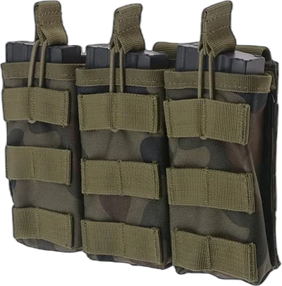GFC Tactical Triple Universal Pouch - WZ.93 Woodland Panther