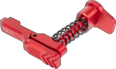 Aluminium Maxx Model Advanced type A magazine release for MTW M4 replicas Red
