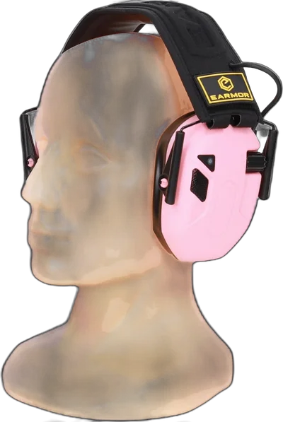 EARMOR M300T active ear protectors - Pink