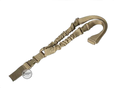 One Point Sling / Trageriemen "Deluxe" für Plattenträger - TAN