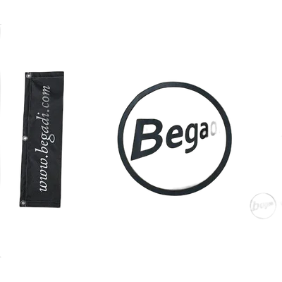 BEGADI Fahne "BEGADI LOGO", Fotodruck, 60x120cm, mit Ösen