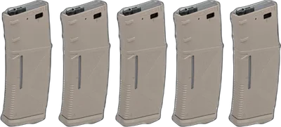 Arcturus Mid-Cap 130/ 30 rounds Arcturus EMM M4/M16 Variable-Cap Magazine for M4/M16 Flat Dark Earth replicas (5 pack)