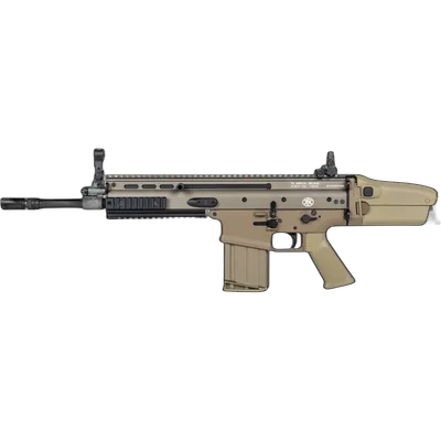 CyberGun x FN HERSTAL SCAR-H assault rifle with transport case Tan