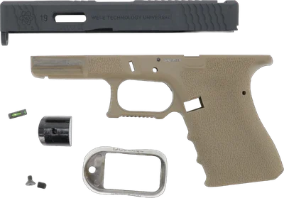 WE Gforce 19 GBB Teilespender / für Bastler - mit neuem Schlitten (frei ab 18 J.)