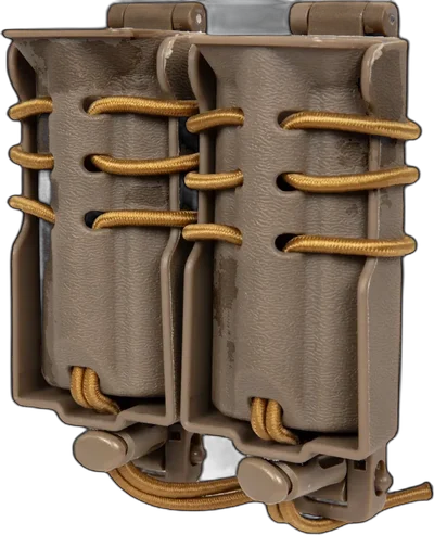 WoSport Carrier for 2 9mm magazines Wosport Urban Assault Quick Pull Tan