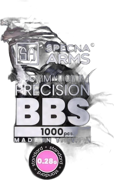 Specna Arms EDGE ULTRA™ 0.28g precision bullets - 1000 pcs - white