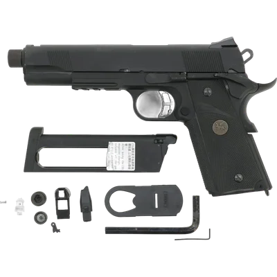 KJW KP-07 "PRO" GBB, CO2 Version, mit Begadi Stainless Efficiency Ventil, CNC Alu Pistonhead, Koffer & Maintenance Kit -schwarz- (frei ab 18 J.)