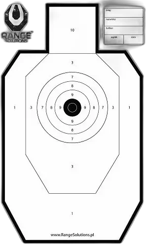 Range Solutions Range Shooting Targets - 50 Pcs