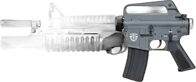 E&C East Crane EC-704 Kestrel™ ETU ASG carbine with grenade launcher Grey