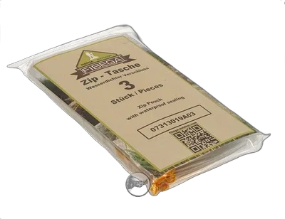 Zip - Taschen für Ausrüstung, Elektronik und BBs, mit wasserdichtem Verschluss, 3 Stück