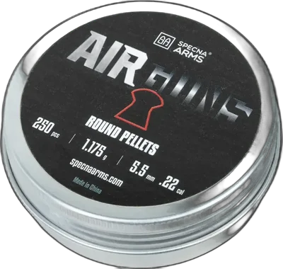5.5mm 1.175g round shot 250 rounds