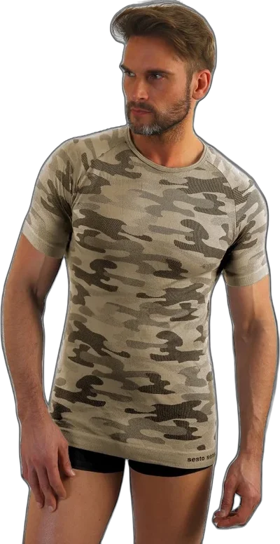 Thermo Active Moro short sleeve T-shirt Light grey