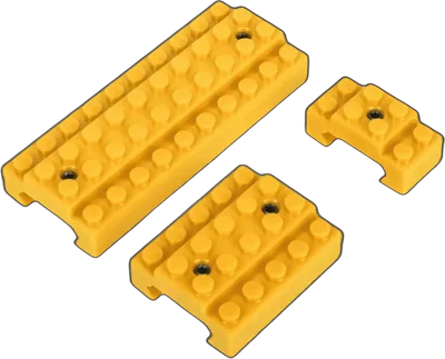 F-Factory Rail covers RIS blocks - Yellow