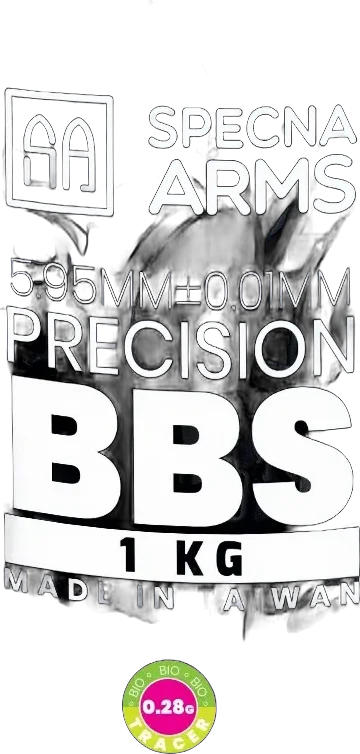 Specna Arms Tracer BIO 0.28g Specna Arms EDGE ULTRA™ BIO precision BB's - 1 kg - green