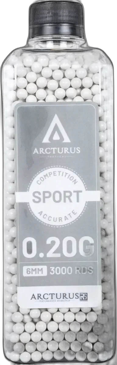 Arcturus RS® SPORT Match Grade 0.20g BBs 3000 pcs bottle