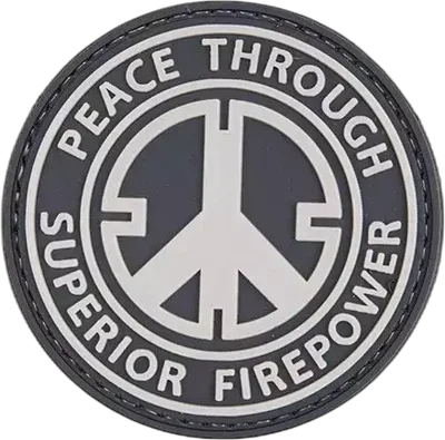 3D Patch - Peace Through Superior Firepower