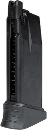 ICS low-cap magazine, 17 green gas BBs, for BLE XPD Short replicas