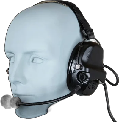Tac-Sky WYS0142B Back Headband Headset Black