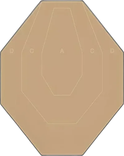 Range Solutions IPSC Mini Shooting Target - 50pcs