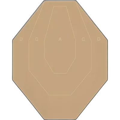 Range Solutions IPSC Mini Shooting Target - 50pcs