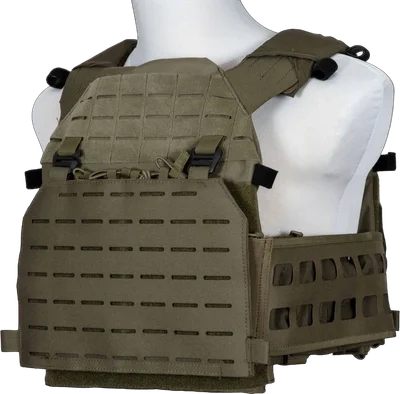 Advanced Laser-Cut tactical vest - olive green