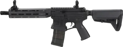 King Arms x Lancer Systems airsoft Carbine L15 LCH7 8" Real Carbon Black
