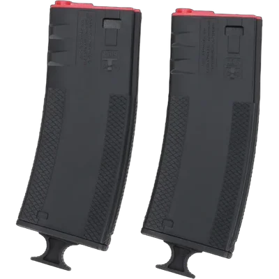 King Arms Set of 2 mid-cap 250-ball King Arms x Troy Battlemag magazines for M4/M16 type replicas