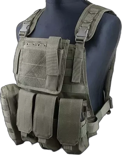 GFC Tactical MBSS-style tactical vest – olive green